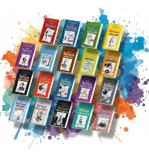 Livro Diário De Um Banana Capa Dura Avulso 1 2 3 4 5 6 7 8 9 10 11