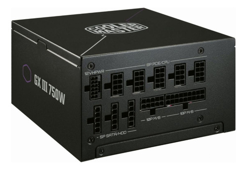 Cooler Master Gx Iii Gold 750w Atx3.0 Fuente De