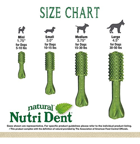 Dental Chew Treats Nylabone Nutri Dent Sabor A Aliento Fresc