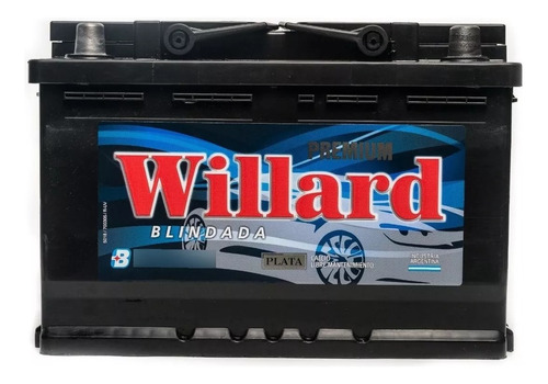 Bateria Willard 12x75 Ub730 | Positivo Izquierda | Invertida