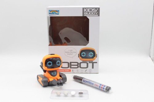 Juguete Inductivo Robot Sigue La Linea Luz 620-1 621