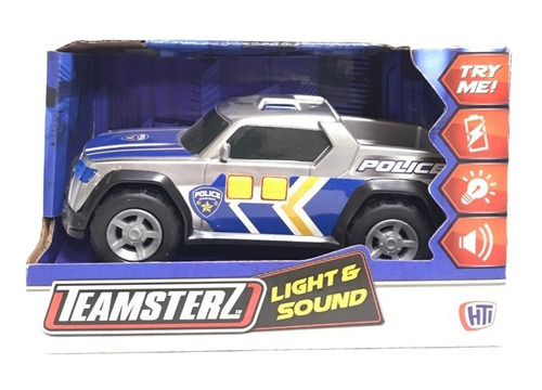 Camioneta de juguete Policía Teamsterz Camioneta de policia color azul