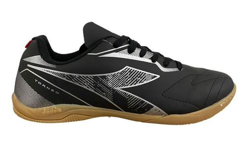 Botines Diadora Torneo Indoor Adulto Futsal Negro