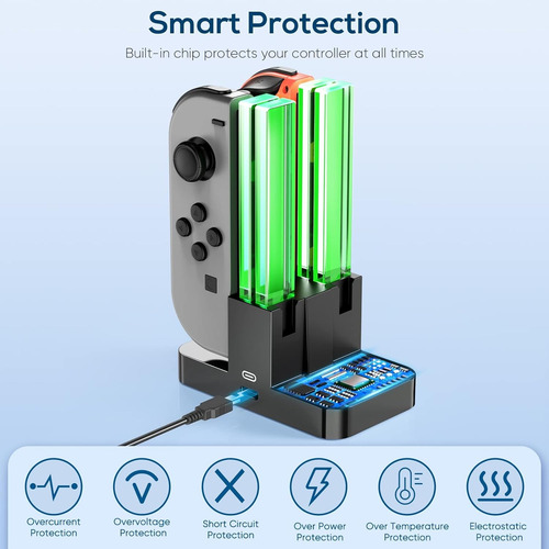 Reemplazo De Base De Carga Interruptor, Cargador Para Switch