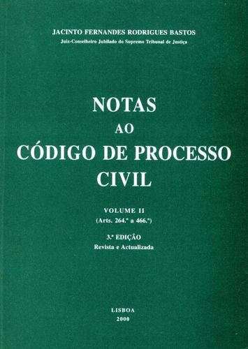 Libro Notas Ao Codigo De Processo Civil Vol Ii 03ed 00 De Ba