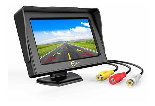 Monitor Vision Trasera Vehiculo Pantalla Lcd Tft 4,3