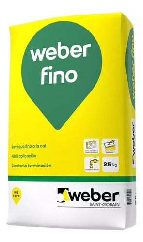 Weber Fino - Revoque Fino Interior - Cotizacion Mayorista