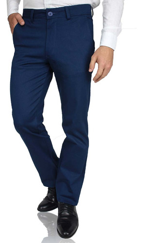 Pantalones De Vestir Rectos De Algodón Para Hombre