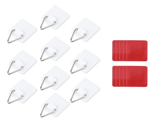 Para Juego Ganchos Platos Invisibles Cuadrados Pequeños