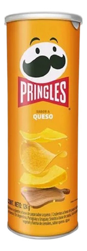 Caja Papas Fritas Pringles Queso 124gs X 14u. - Dh Tienda