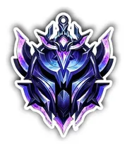 Comprar Sticker Calco Lol Diamante Rank Edición Limitada Única X10