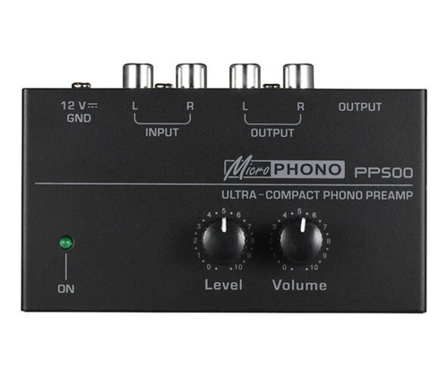 Preamplificador Phono Tornamesa Con Control De Volumen