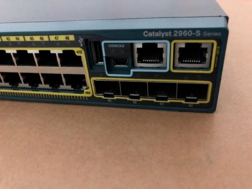 Switch Cisco 2960s 2960s-48ts 48 Puertos Gigabit 4x Fibra 1g (Usado)