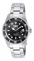 Comprar Reloj pulsera Invicta 8932OB con correa de acero inoxidable color plateado - fondo negro