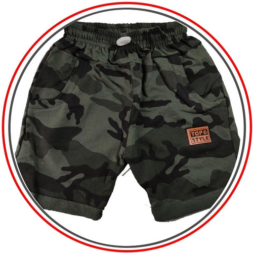 Pantalon Corto, Short Camuflado Para Nenes. Vs Talles Y Col