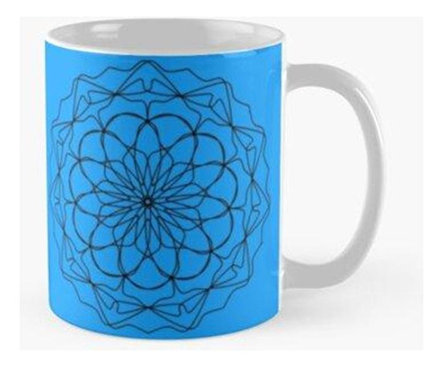 Taza X4 Mandala De Pájaros Y Flores Calidad Premium