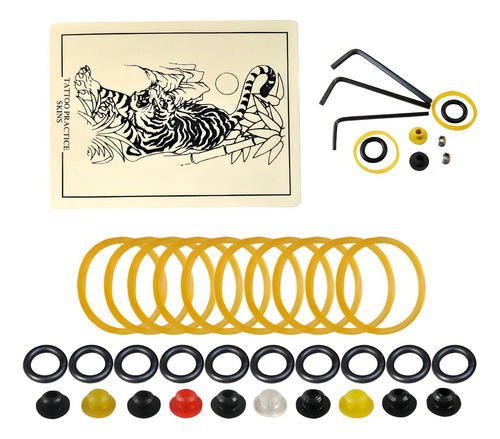 Kit De Tatuaje Completo Maquina, Tinta De Color Y Fuente