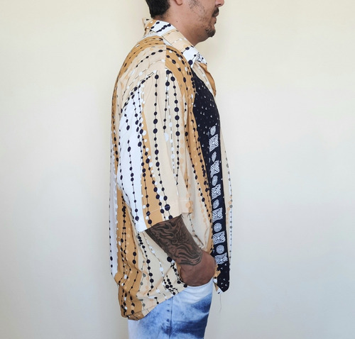 Imagem 5 de 6 de Blusa Bata Masculina Tecido João
