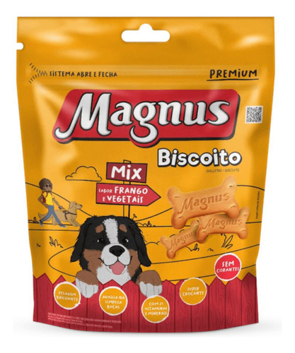 Snack Para Perros Magnus Galletas Mix 500grs