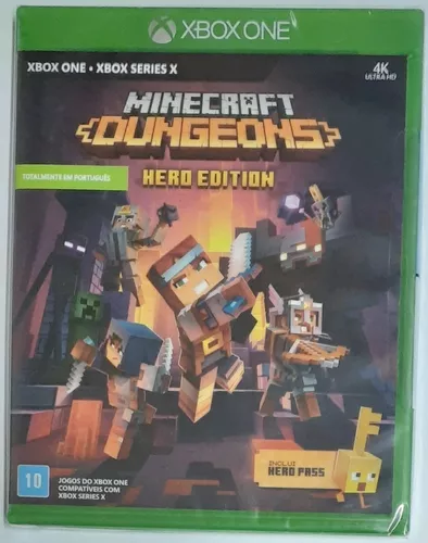 Minecraft Dungeons Jogo Xbox Hero Edition Vídeo Game Físico