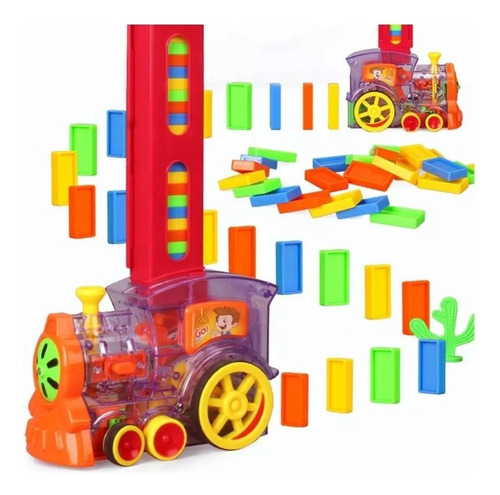 Tren Magico Domino Para Niños Juego De Construcción