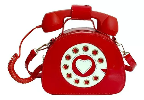 SPC 3609R Telefono Fijo Retro Elegance Rojo