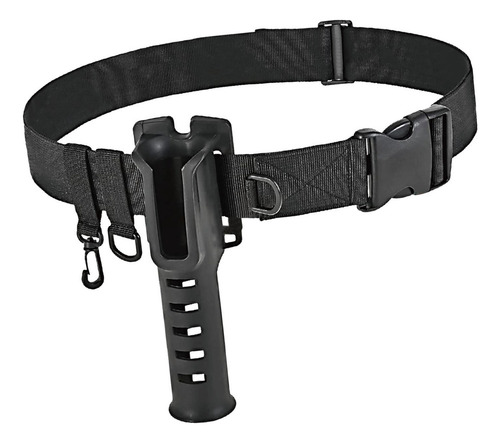 Soporte Para Caña De Pescar, Cinturón, Ajustable, Negro