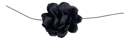 Gargantilha De Flor, Gargantilha De Flor Grande, Preto