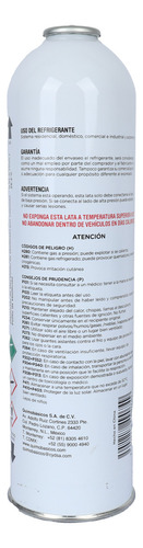 Gas Refrigerante 134a Genetron 1 Kg