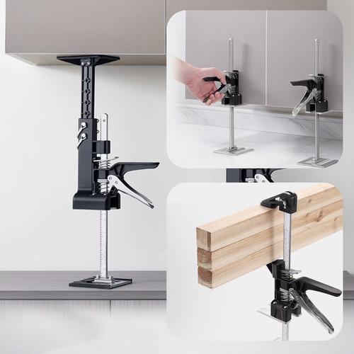 Kit Suporte Telescópico Levantador/elevador Manual 3 Em 1