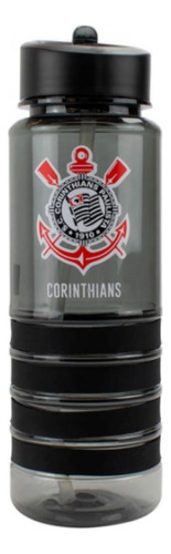 Garrafa Squeeze 700ml C/ Canudo Timão Corinthians Original