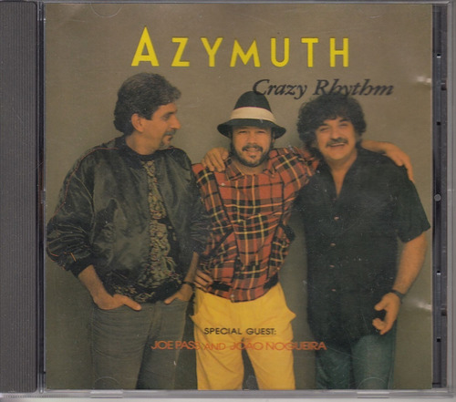 1988 Jazz Fusion Brasil Cd Azymuth Crazy Rhythm Joe Pass 