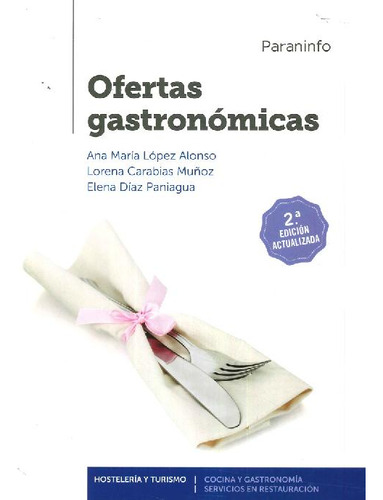 Libro Ofertas Gastronómicas De Ana María López Alonso