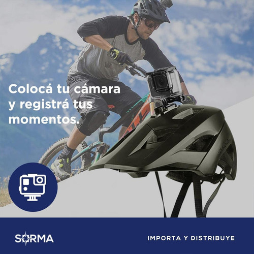 Imagen 4 de 10 de Casco Ciclismo Bicicleta C/camara Luz Trasera Carga Usb