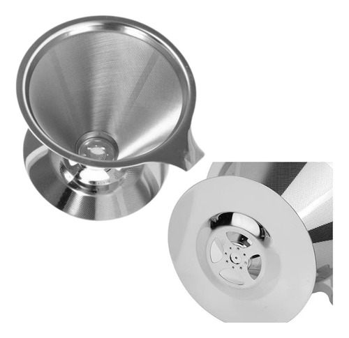 Filtro De Cafe Inox 103 Coador Reutilizavel Sem Uso Papel