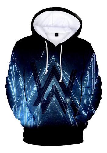 Sudadera Con Capucha Y Estampa De Alan Walker