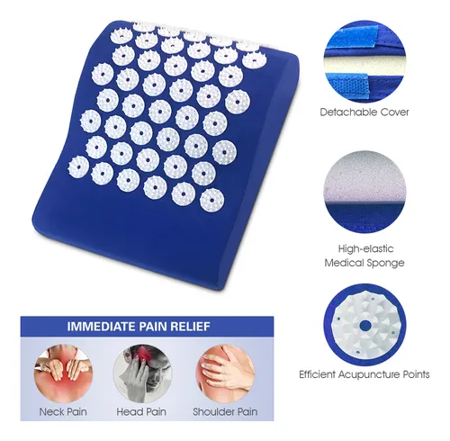 Almohadilla De Masaje De Acupuntura Para Cuello Y Acupresión