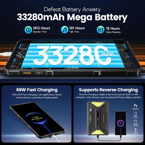 Ulefone Armor Pad 3 Pro - Tablet Con Nfc, Usmart Connector