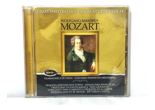 Cd Wolfgang Amadeus Mozart - Filarmonica De Viena 2011 Garra