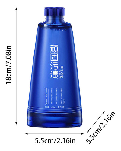Detergente Potente Quitamanchas Para Ropa, 500 Ml, Stubborn