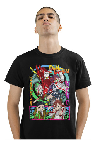 Playera Unisex Estampado Anime Dan Dan Dan Turbo Abuela