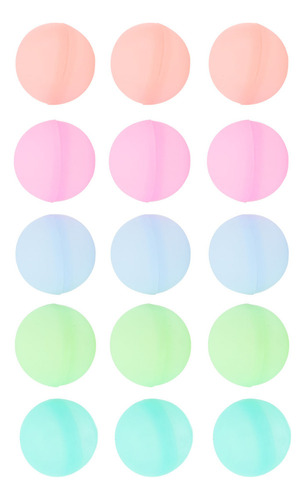 15 Globos De Agua Reutilizables De Silicona De Llenado Rápid