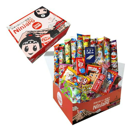 Surtido De Basura De Comida Japonesa  Snacks  Dagashi 30pcs 