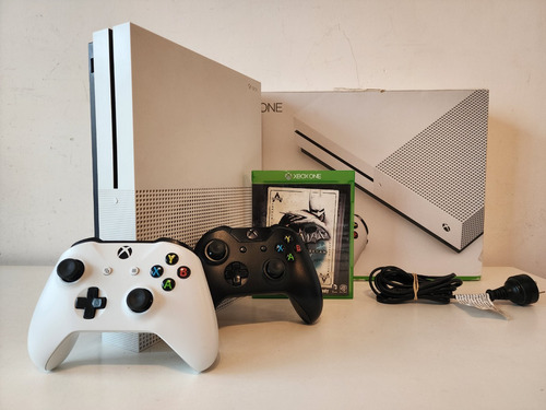 Imagen 1 de 9 de Microsoft Xbox One S 500gb Con Lectora +2 Controles Y Cable 