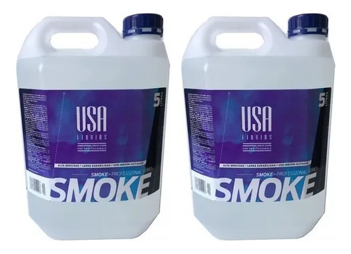 Par Liquido De Humo Usa Liquids Smoke 5 Litros Linea Profes