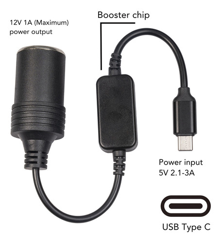 Pj Compatible Adaptador Corriente Encendedor Cigarrillos 1x