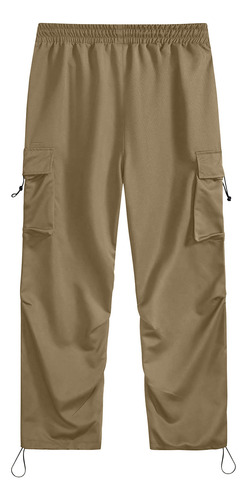 Pantalones Para Hombre Con Cintura Elástica Con Cordón Y Bol