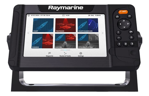 Raymarine Elemento 7 Hv W Nav+ Us Canada Grafico Transductor