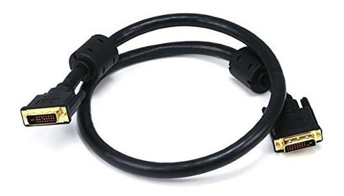 Monoprice - Cable Dvi-d De Doble Enlace (9.8 Ft, 24 Awg, Cl2