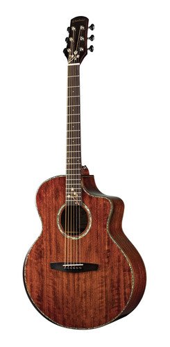 Guitarra Woodsoul Hera Tapa Solida Nogal/caoba